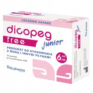 Dicopeg Junior Free, proszek, saszetki, 30 szt.