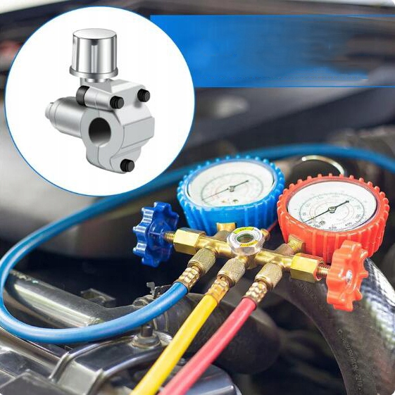 ZAWÓR PRZEBIJAJĄCY KRAN LODÓWKI ZAWÓR KOMPATYBILNY Z 1/4" 5/16" 3/8"