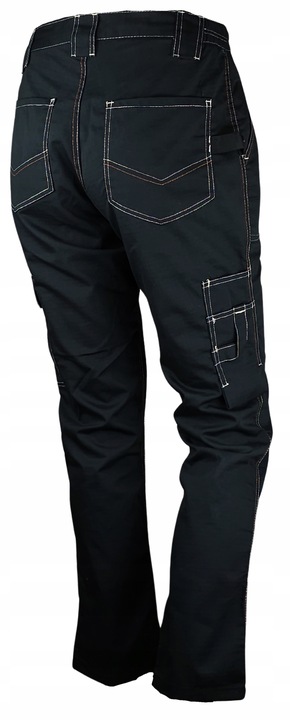 Spodnie ROBOCZE męskie BHP MOCNE ochronne WZMACNIANE RIP-STOP na rozdarcia