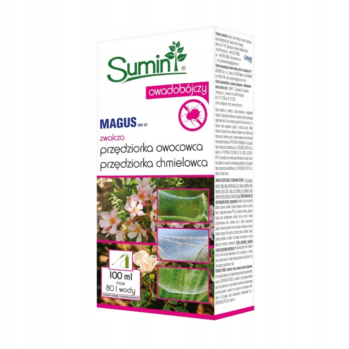 Magus 200SC 100 ml Zwalcza Przędziorki w Roślinach Ozdobnych pod Osłonami