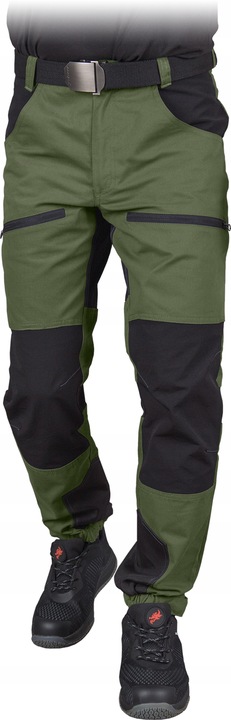 Spodnie ochronne MOCNE robocze KHAKI Hobber 58