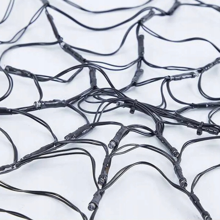 Światło LED Spider Web String Light z siatką zdalnego sterowania Halloween