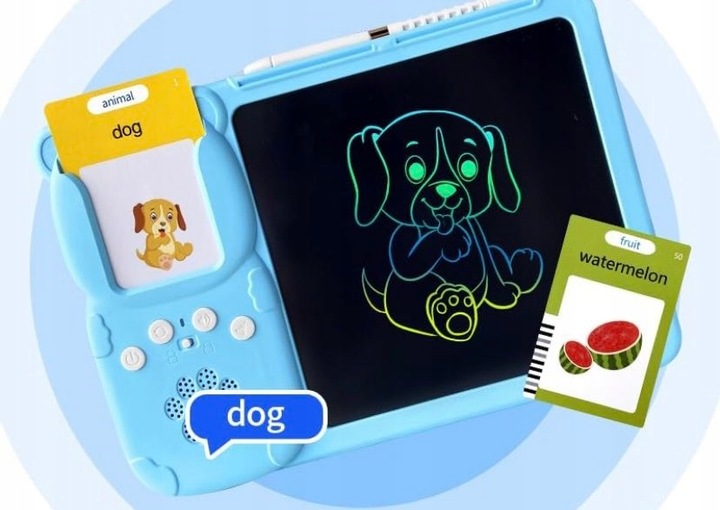 CZYTNIK KART DO NAUKI ANGIELSKIEGO SŁÓWEK DLA DZIECI 112 KART 224 SŁÓWKA