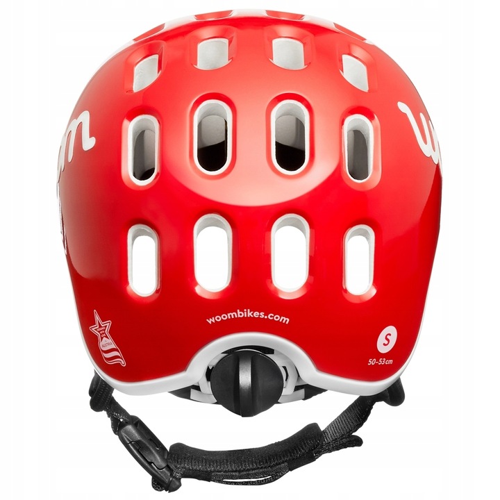 Kask rowerowy dziecięcy woom Kids czerwony S 50-53 cm