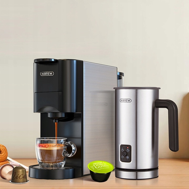 Ekspres Kapsułkowy do Kawy Ciśnienie 19 bar Moc 1450 W 5w1