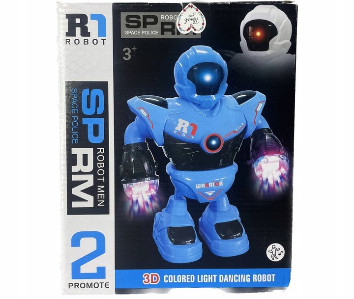 ROBOT TAŃCZĄCY KOSMITA NA BATERIE ŚWIATŁO DŹWIĘK
