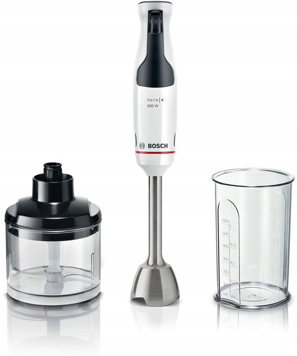 Blender ręczny Bosch MSM4W220 ErgoMaster 600W Rozdrabniacz Kubek z miarką