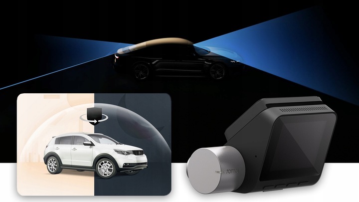 70mai Wideorejestrator A510 SET HDR + kamera tylna RC11 + UP03 + EVO 64GB