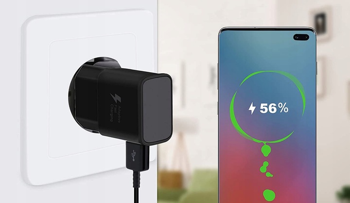 ORYGINALNA ŁADOWARKA SIECIOWA SAMSUNG FAST CHARGE 2w1 + KABEL USB-C 1,5M