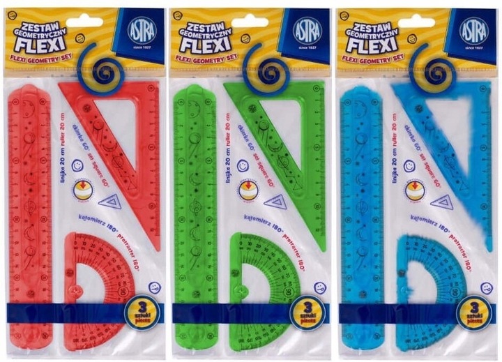 Wyprawka Szkolna Astra XXL 20 elementów Duży zestaw do szkoły Farby 12 kol.