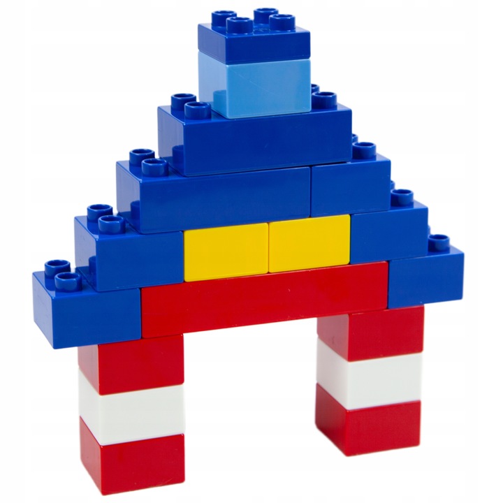 KLOCKI KONSTRUKCYJNE UNICO POJEMNIK Z PŁYTKĄ 120 ELEMENTÓW KOMPATYBILNE