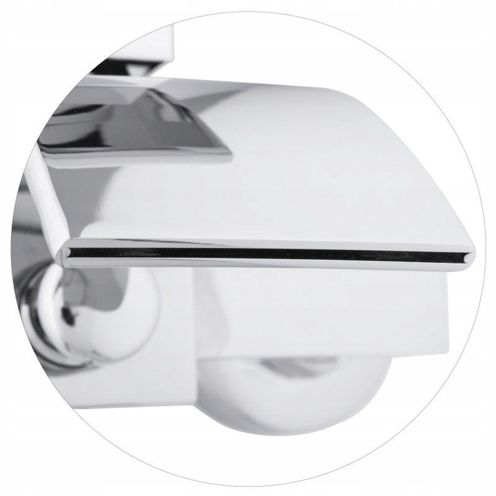 Bateria wannowa z prysznicem ścienna chrom wodospad kran do wanny kaskada