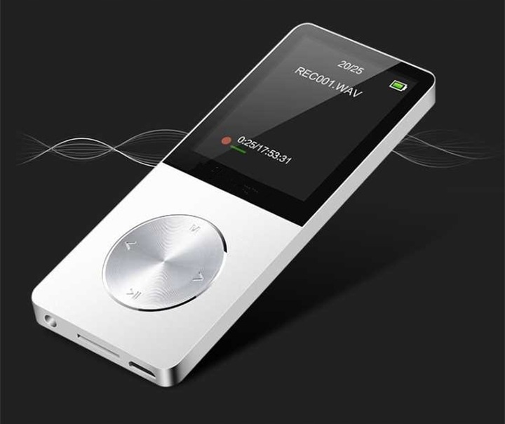 Odtwarzacz MP4 T1 8GB głośnik microSD MP3 różowy