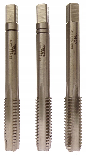GWINTOWNIK RĘCZNY M8 HSS VIS KOMPLET GWINTOWNIKÓW 8mm