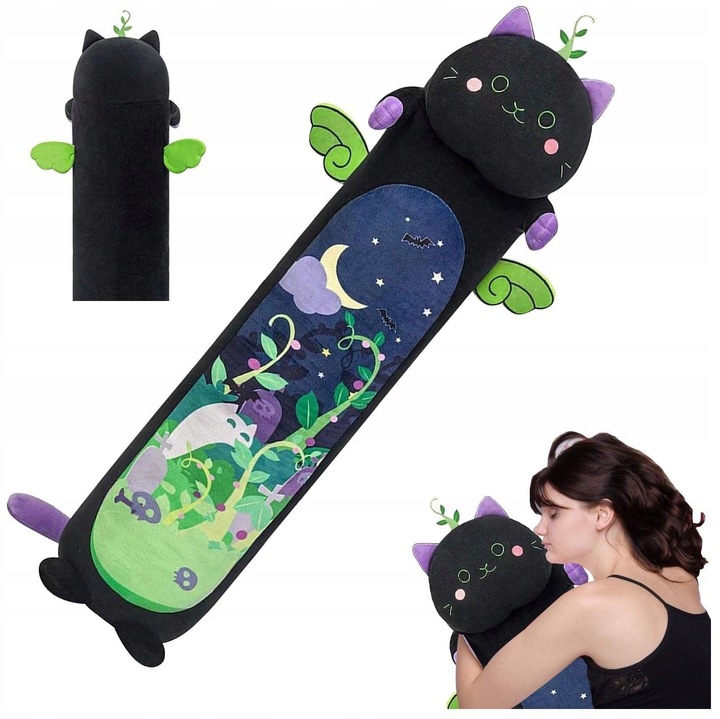 Kot Pluszak Maskotka Dlugi Kot Pluszak Koty Duzy Xxl100cm Idealny Prezent