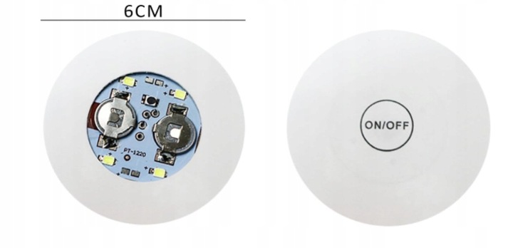 Podstawka Naklejka LED pod Butelkę Szklankę Kubek Zestaw 10 szt.