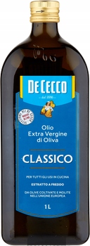 Oliwa z oliwek Włoska De Cecco OLIO EXTRA VERGINE D'OLIVA CLASSICO 1000 ML