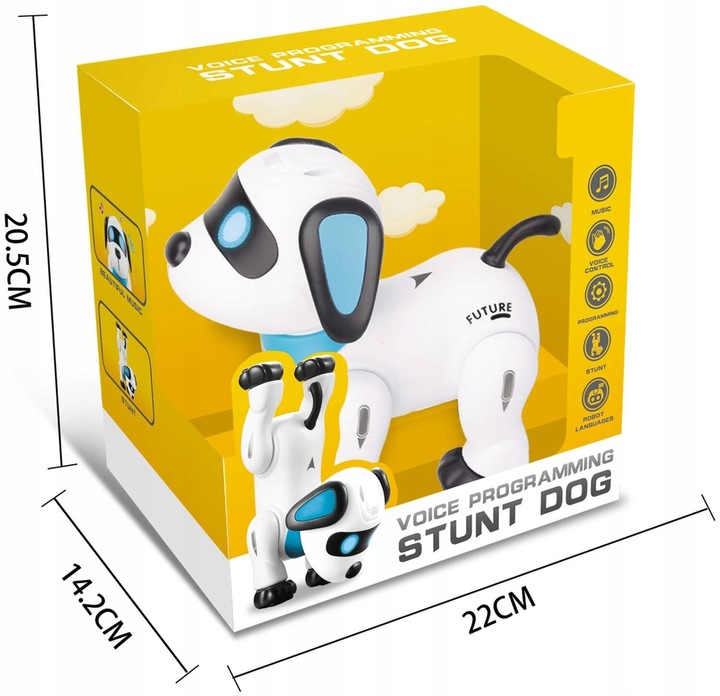 PIESEK ROBOT ZDALNIE STEROWANY PROGRAMOWANY KOMENDY USB