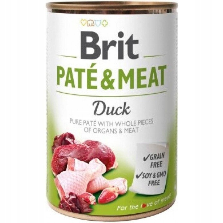 Brit Pate&Meat Mokra Karma Dla Psów Mix Smaków 12x400g