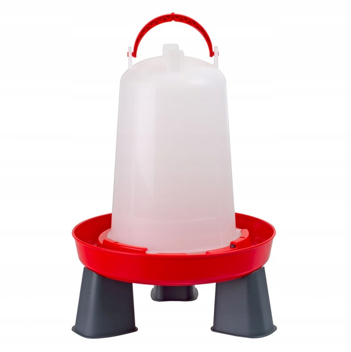 POIDŁO DLA DROBIU KUR 10L NA NÓŻKACH ZAKRĘCANE HIT