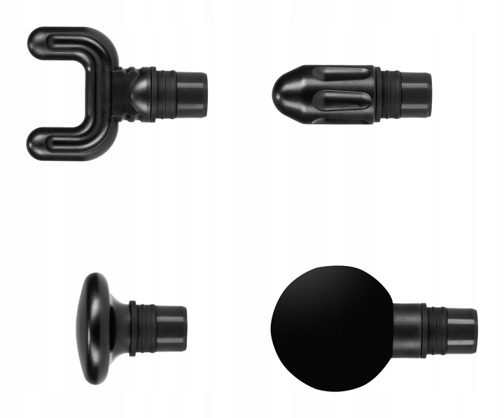 Aluminiowy pistolet do masażu Kica 4 głowice cellulit zakwasy