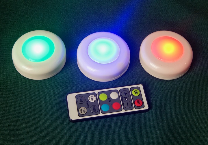 Oświetlenie LED + pilot do domków dla lalek, szafe