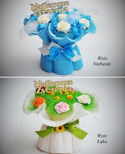 Super Prezent na urodziny imienin Oryginalny Praktyczny Bukiet z Ręczników