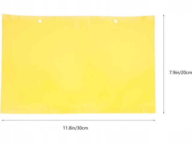 ŻÓŁTE TABLICE LEPOWE LEP NA NASIONNICĘ TRZEŚNIÓWKĘ DRZEWKA OWOCOWE A4