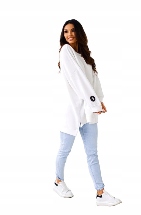 Bluza mucha oversize biała Me Gusta