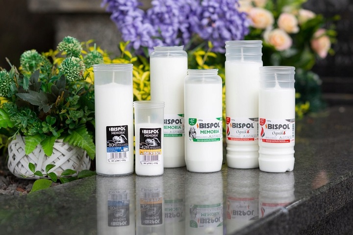 Wkłady olejowe zgrzewka 24 sztuk białe ø5,7 x 14,5 cm 3,5 dnia WO4