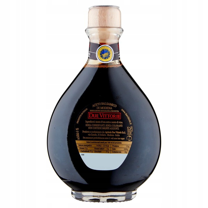 OCET BALSAMICZNY di Modena IGP DUE VITTORIE 500ml Aceto ORO GOLD Włochy