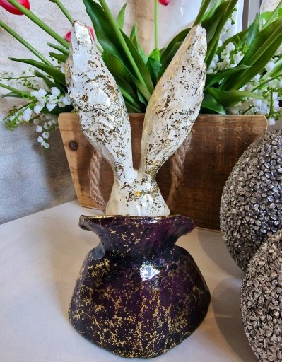 FIGURKA FIGURA - POPIERSIE ZAJĄCA KRÓLIKA model II