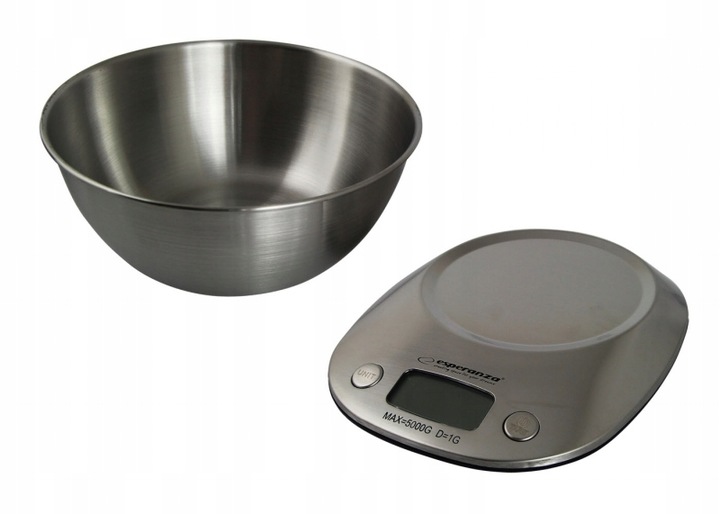 WAGA KUCHENNA ELEKTRONICZNA Z MISĄ PRECYZYJNA 5KG