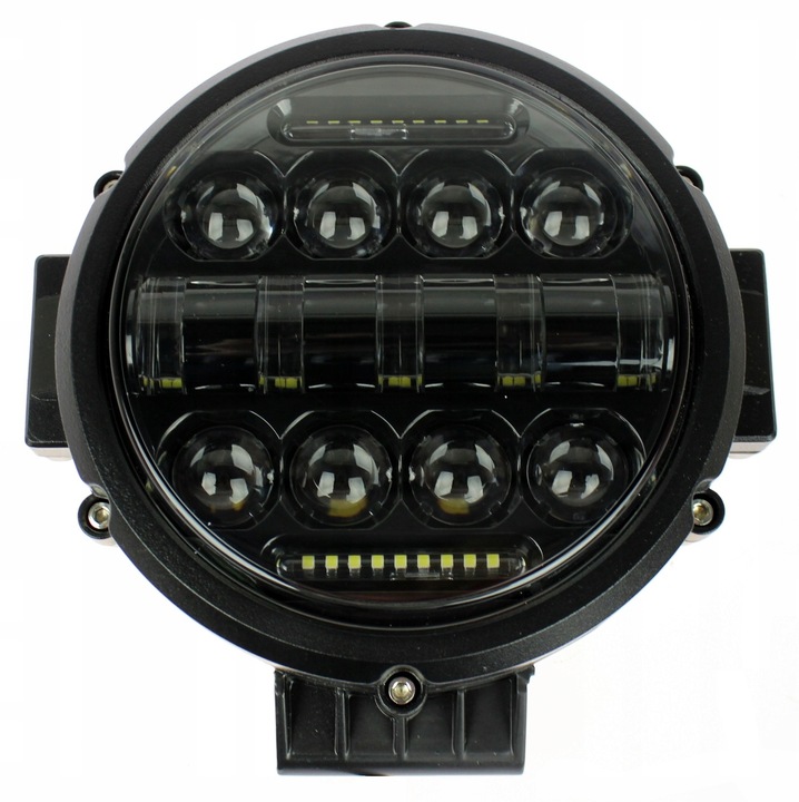 LAMPA ROBOCZA DROGOWA LED REFLEKTOR DRL 2w1 80W HALOGEN 12V 24V