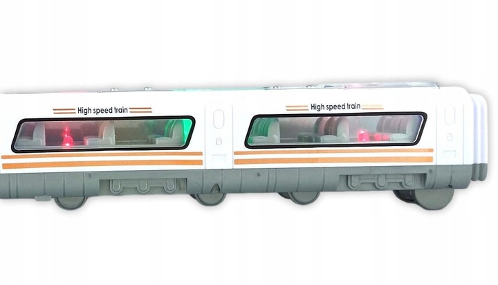 POCIĄG KOLEJKA TRAMWAJ ŚWIATŁO DŹWIĘK ŚWIECĄCY JEŻDŻĄCY