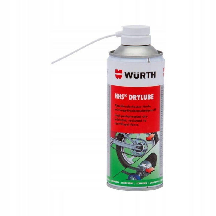 HHS DRYLUBE SUCHY SMAR SPRAY DO ŁAŃCUCHA 0,4 WURTH