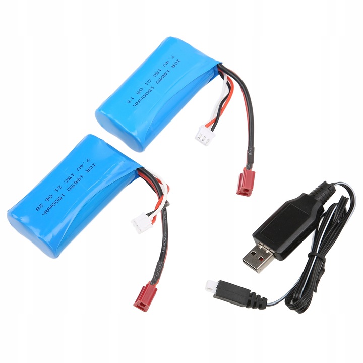 BATERIA ZAPASOWA DO ŁODZI SAMOCHODOWEJ RC 7,4 V 1500 MAH 15C