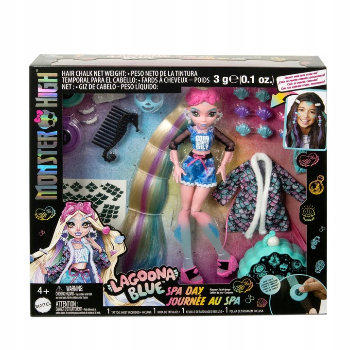 LALKA MONSTER HIGH SPA DAY Lagoona Blue HKY69