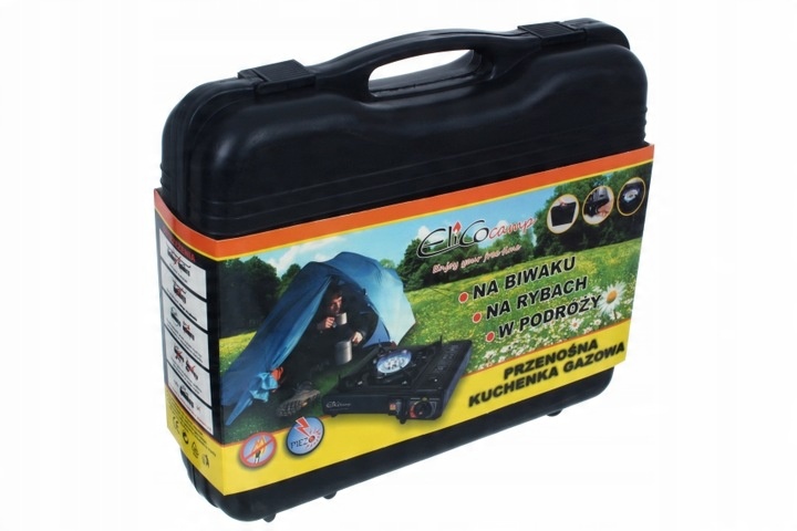 Kuchenka turystyczna walizkowa gazowa Elico BDZ-155B