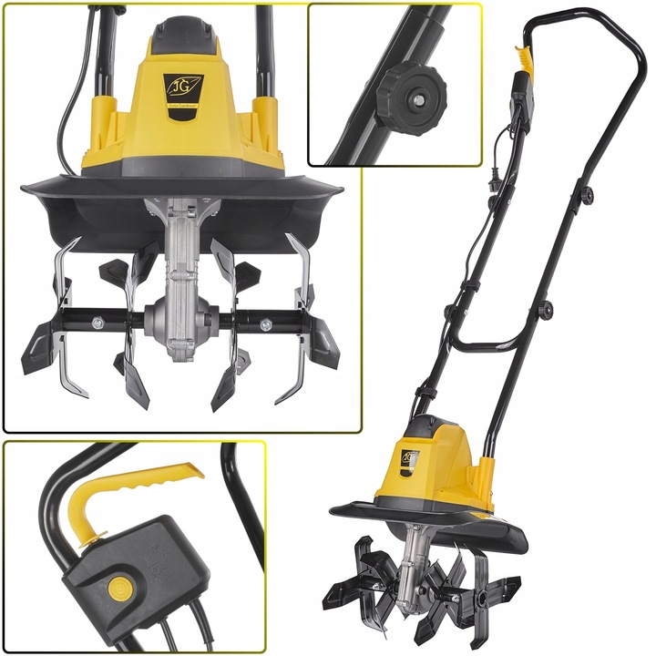GLEBOGRYZARKA ELEKTRYCZNA KULTYWATOR DO GLEBY ZIEMI 32cm 2w1 4 NOŻE G83004