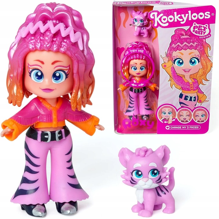 Kookyloos SYRENKA Mermaid Pearl + PET PART Roxy - lalki LALECZKI lalka PETS