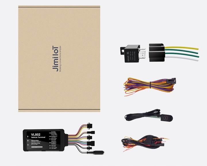 Lokalizator GPS LBS 4G Odcięcie Zapłonu Paliwa IP65 z Serwisem Tracksolid