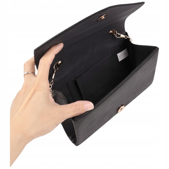 TOREBKA DAMSKA KOPERTÓWKA WIZYTOWA NA RAMIĘ ZŁOTA ELEGANCKA MODNA