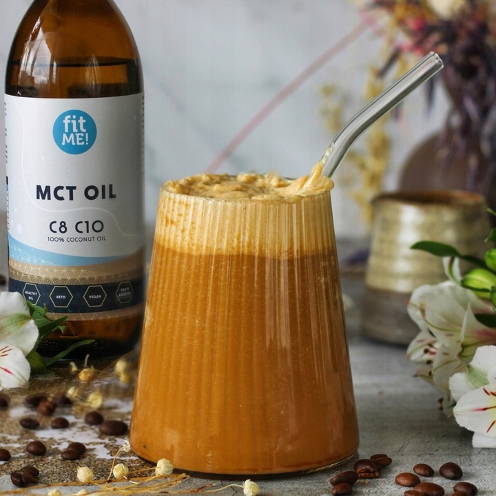 Olej MCT z kokosa 100% Coconut olej kokosowy keto C8 + C10 500 ml + pompka
