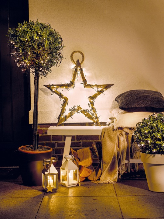 Lampki Choinkowe Światełka Ciepłe Białe 500 LED 11 m IP44 ZEW/WEW COMPACT