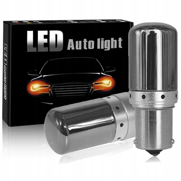 2x PY21W BAU15s CANBUS LED POMARAŃCZOWE ŻARÓWKI KIERUNKOWSKAZÓW 12V KPL.