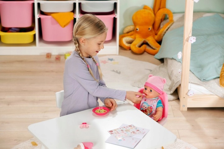 BABY born Interaktywna Lalka Emma Niemowlę 43 cm Bobas Akcesoria
