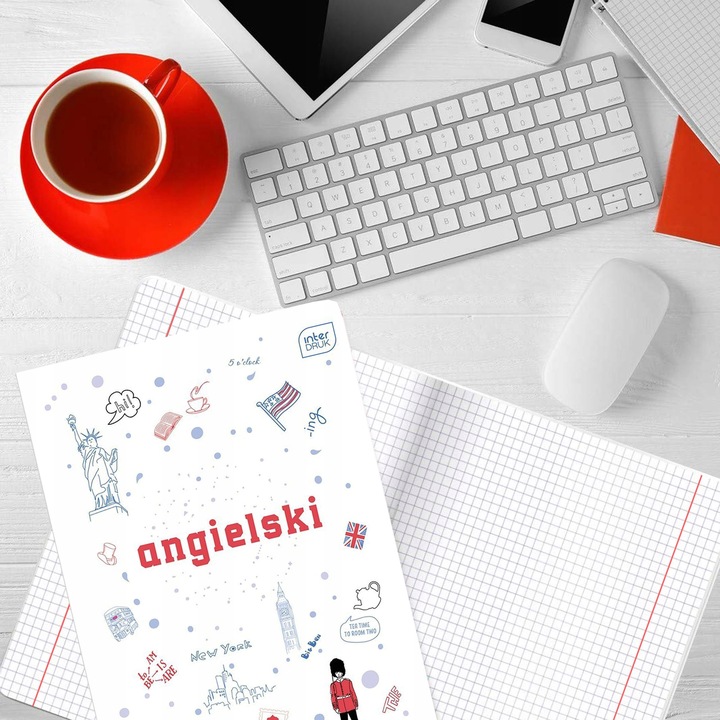 ZESTAW 10 ZESZYTÓW TEMATYCZNYCH PRZEDMIOTOWYCH ZE ŚCIĄGĄ 60k A5 INTERDRUK