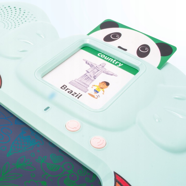 Tablet do rysowania 2w1 Czytnik kart do nauki języka angielskiego 112 kart