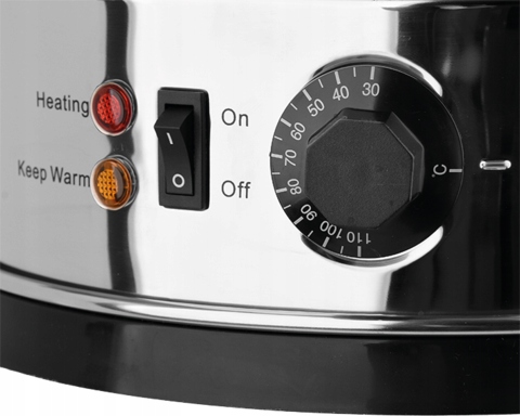 PODGRZEWACZ DO WODY WARNIK 10L 1650W MIARKA KRANIK POKRYWKA LOCK YATO